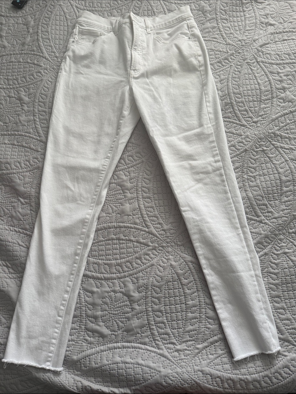 Express White Skinny High rise jeans